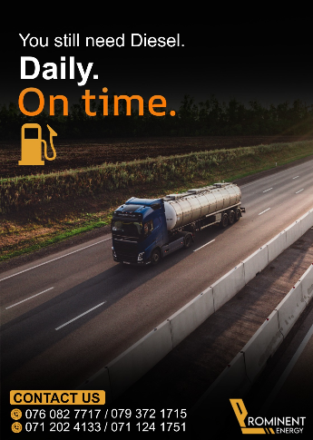 Rominent Energy diesel tanker on the highway